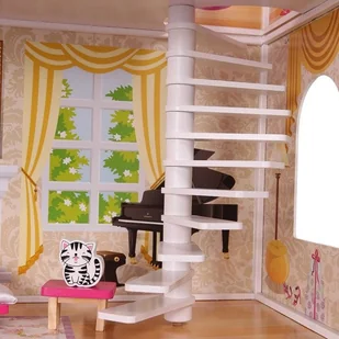 EcoToys Drewniany domek dla lalek California z ogrodem 4107 712816 - Domki dla lalek EcoToys Drewniany domek dla lalek California z ogrodem 4107 712816 - Domki dla lalek - miniaturka - grafika 7