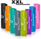 Maty do jogi - #DoYourFitness mata do ćwiczeń, XXL, gruba i miękka, idealna do ćwiczeń gimnastycznych, pilatesu i jogi, wymiary 190 x 100 x 1 cm, dostępna w różnych kolorach, pomarańczowa 4251162421738 - miniaturka - grafika 1