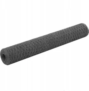 vidaxl Ogrodzenie z siatki, stal i PVC, 25x1 m, szare - Ogrodzenia - miniaturka - grafika 3