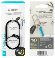 Multitools - Nite Ize Karabińczyk z podwójną komorą G-Series #4 black GS4-01-R6 - miniaturka - grafika 1