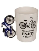 Gadżety dla niej i dla niego - - Kubek rower niebieski - miniaturka - grafika 1