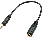 Akcesoria car audio - LINDY Lindy 35698 Premium Audio kabel wtyczka typu jack 2,5 MM JACK męski na 3,5 MM żeński, 20 cm 35698 - miniaturka - grafika 1