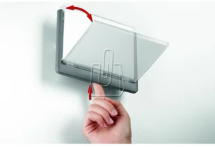 Durable Tabliczka informacyjna Click Sign Durable 149mm x 52,5mm granatowa 486007 - Dekoracje domu - miniaturka - grafika 6