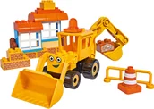 Klocki - Little Tikes Klocki Bob Budowniczy kreatywne Koparka 40 elem Big 57123 - miniaturka - grafika 1