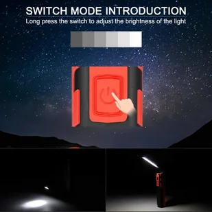 Velamp Lampa robocza IR439 wielofunkcyjna z akumulatorem LED IR439 - Latarki - miniaturka - grafika 9