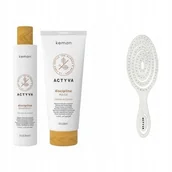 Szampony do włosów - Kemon Actyva Disciplina Zestaw + Szczotka Gratis! - miniaturka - grafika 1