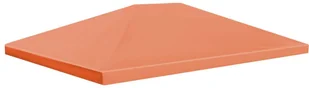 vidaXL Zadaszenie altany ogrodowej, 310 g/m, 4 x 3 m, pomarańczowe - Pawilony ogrodowe - miniaturka - grafika 2