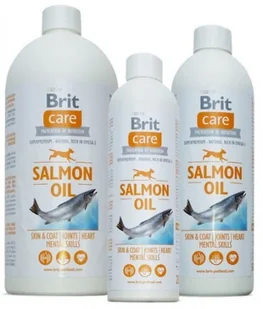 Brit Care Salmon Oil (100% olej z łososia) 1000 ml - Suplementy i witaminy dla psów - miniaturka - grafika 3