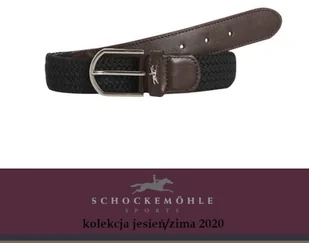 Schockemohle Pasek do spodni SPORTY LOGO AW20 - black 2150-00341 - Akcesoria jeździeckie - miniaturka - grafika 2