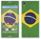 Etui i futerały do telefonów - Sony Royal Sticker Royal tatuaż ścienny RS. 108523 samoprzylepny do M4 Aqua mit, motyw Brazylii Flag RS.108523 - miniaturka - grafika 1
