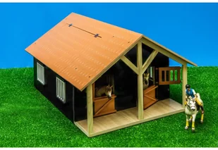 Van Manen Veenendaal B.V. Kids Globe Stajnia z 2 boksami i 1 warsztatem, 1:24, 610167 - Figurki dla dzieci - miniaturka - grafika 4