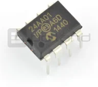 Podzespoły elektroniczne - Pamięć EEPROM 1kb I2C - 24AA01-I/P UCC-04588 - miniaturka - grafika 1