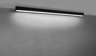 Thoro Nowatorska Lampa PLAFON PINNE 1150 CZARNY Minimalistyczny Design Lampa Sufitowa Natynkowa Moduł LED Zimna Barwa Światła Oświetlenie do Salonu Sypialni Biura Oprawa THORO TH.081 - Lampy sufitowe - miniaturka - grafika 2