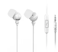 Słuchawki - Maxell Plugz Plus Mic WHITE - miniaturka - grafika 1