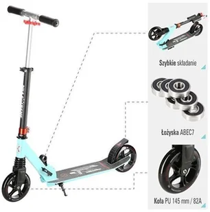 Nils Extreme Hulajnoga składana HM2160 16-50-413 - Hulajnogi - miniaturka - grafika 3