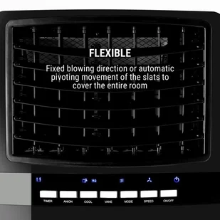 OneConcept Baltic Black schładzacz powietrza wentylator 65 W400 m/godz. pilot ACO-Baltic Black - Klimatory - miniaturka - grafika 5