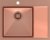 Zlewozmywaki - QUADRON RUSSEL 116 miedziany (HB7911PVDBSC1) HB7911PVDBSC1 - miniaturka - grafika 1