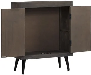 vidaXL Szafka z litego drewna mango, 60 x 30 x 76 cm - Komody - miniaturka - grafika 8