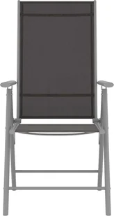 vidaXL 7-cz. zestaw mebli jadalnianych do ogrodu, aluminium 3070636 - Meble ogrodowe - miniaturka - grafika 5