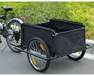 Homcom 5550-3432 przyczepka rowerowa, rozmiar M, kolor czerwony 5550-3432 - Przyczepki rowerowe - miniaturka - grafika 2