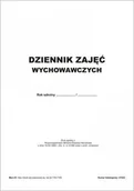 Druki akcydensowe - Firma krajewski Dziennik Zajęć Wychowawczych [Men-I/5] Men-I/5 - miniaturka - grafika 1