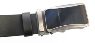 TRK (PL) Pasek Skórzany TRK (PL) (PL) 35 mm AUTOMAT SAMOZACISK ŁAMANY KLAMRA "CZARNA 1 " Skóra Naturalna DW CZARNY - Paski - miniaturka - grafika 5