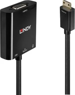 Lindy 38286 Konwerter adapter przejściówka) Mini HDMI VGA i audio LY-38286 - Inne akcesoria audio-wideo - miniaturka - grafika 2