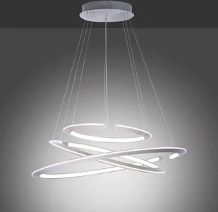 Paul Neuhaus Lampa wisząca LED Alessa trzy pierścienie LED - Lampy sufitowe - miniaturka - grafika 3