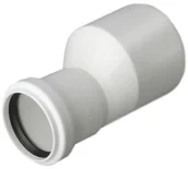 Odwodnienia, kanały i akcesoria - Pipelife Redukcja zwykła 50 / 40 mm biała - miniaturka - grafika 1