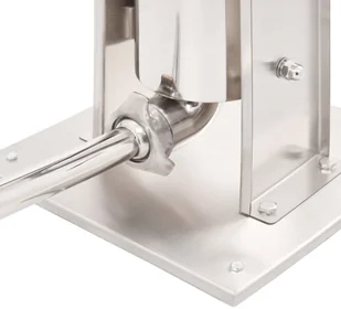 vidaXL Ręczna nadziewarka do kiełbasy, srebrna, 7 L, stal nierdzewna - Artykuły masarskie - miniaturka - grafika 6