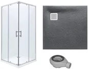 Kabiny prysznicowe - Roca Town Square 90x90 AMP160901M+AP0338438401200 - miniaturka - grafika 1