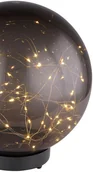 Lampy ogrodowe - Globo Lampa solarna LED kula kolory dymu,  20 cm - miniaturka - grafika 1