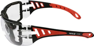 YATO OKULARY OCHRONNE BEZBARWNE Z PASKIEM YT-73700 YT-73700 - Akcesoria BHP - miniaturka - grafika 2