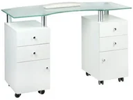 Stoliki do manicure - Beauty System Stolik do manicure BD-3453 BIAŁY BD-3453 WHITE - miniaturka - grafika 1