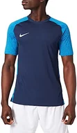 Koszulki sportowe męskie - Nike Męska koszulka Dri-fit Strike II niebieski granatowy/biały (Midnight Navy/Photo Blue/White) L CW3544 - miniaturka - grafika 1