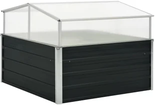 vidaXL Inspekt antracytowy 100 x 100 x 77 cm stal galwanizowana 45724 - Szklarnie ogrodowe - miniaturka - grafika 2