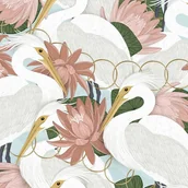 Akcesoria do wózków - La Millou Shopper Bag Heron in a Pink Lotus - miniaturka - grafika 1