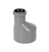 Rury - Redukcja Kanalizacyjna 75x50 Długa Szara - miniaturka - grafika 1