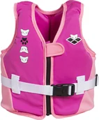 Pływanie - Arena Friends Swim Vest Kids, fuchsia 4-6Y 2021 Akcesoria do pływania 4018-910-4-6Y - miniaturka - grafika 1