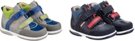 Buty dla dziewczynek - MEMO Trzewiki dziecięce - profilaktyczne buciki z regulowanym zapięciem na rzepy i podeszwą diagnostyczną (POLO JUNIOR) - miniaturka - grafika 1