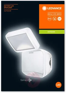 LEDVANCE Battery Spotlight ściana zewnętrzna 1-pkt - Lampy ogrodowe - miniaturka - grafika 3
