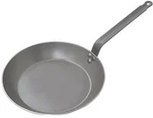 Patelnie - De Buyer Lyonnaise okrągła patelnia z masywnej stali, 22 cm 5110.22 - miniaturka - grafika 1