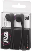 Końcówki do szczoteczek elektrycznych - Curaprox Curparox Hydrosonic Black is White Carbon - końcówki do szczoteczki Sonicznej Black is White z węglem aktywnym - miniaturka - grafika 1