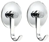 Wieszaki łazienkowe - Wenko Wieszaki TurboFix, 8,5x6 cm, 2 szt. - miniaturka - grafika 1