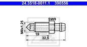 Akcesoria do elektronarzędzi - ATE Zawór  24.3518  0011.1 entlüfter śruba/- 24.3518-0011.1 - miniaturka - grafika 1