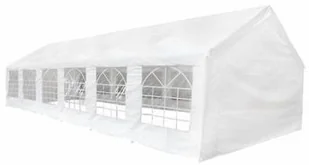 vidaXL vidaXL Biały namiot na przyjęcia 12 x 6 m - Pawilony ogrodowe - miniaturka - grafika 6