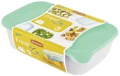 Pojemniki kuchenne - Curver Zestaw pojemników na żywność Fresh&Go, miętowy,3 szt. - miniaturka - grafika 1