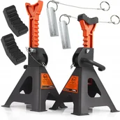 Pozostałe wyposażenie warsztatu - Kobyłki 3T Podstawki Samochodowe Wzmocnione Guma - miniaturka - grafika 1