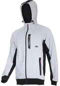 Odzież robocza - LAHTI PRO Bluza robocza z kapturem zapinana na suwak szaro-czarna rozmiar 3XL L4012606 LPL4012606 - miniaturka - grafika 1