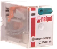Sterowniki i przekaźniki - Relpol Przekaźnik przemysłowy 4P IP40 AgNi R4N-2014-23-1220-WT 860619 860619 - miniaturka - grafika 1